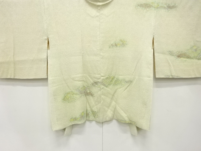 JAPANESE KIMONO / ANTIQUE HAORI / SILK / ALL SHIBORI / ABSTRACT PATTERN